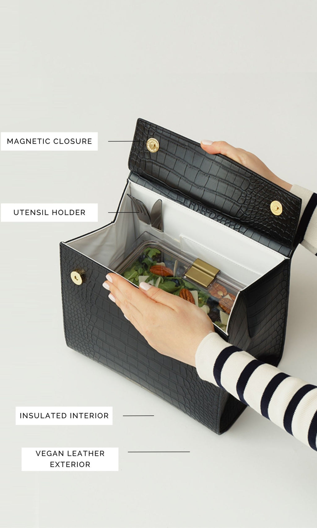 THE LUNCHER - BLACK CROC