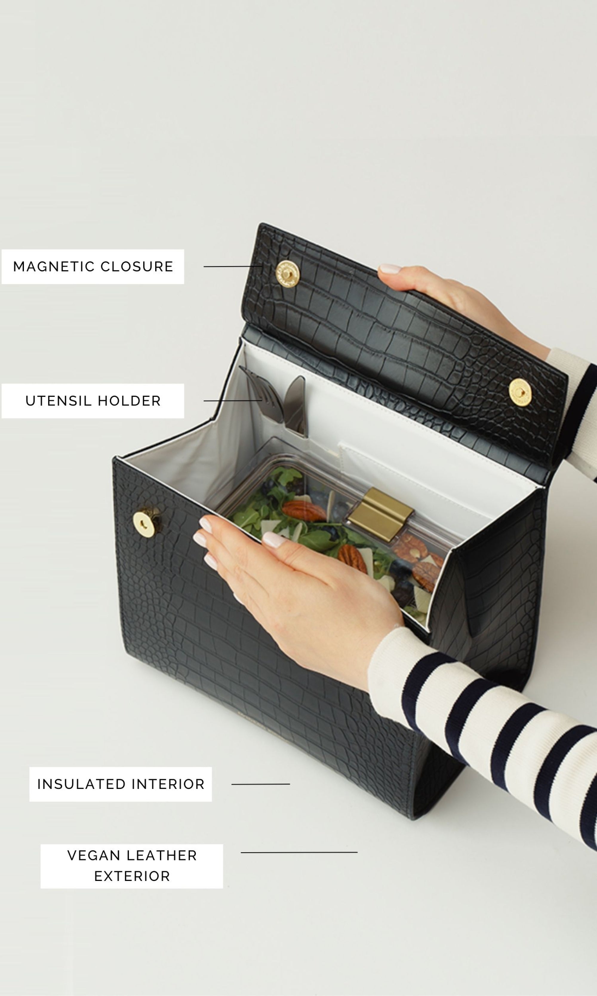 THE LUNCHER - BLACK CROC