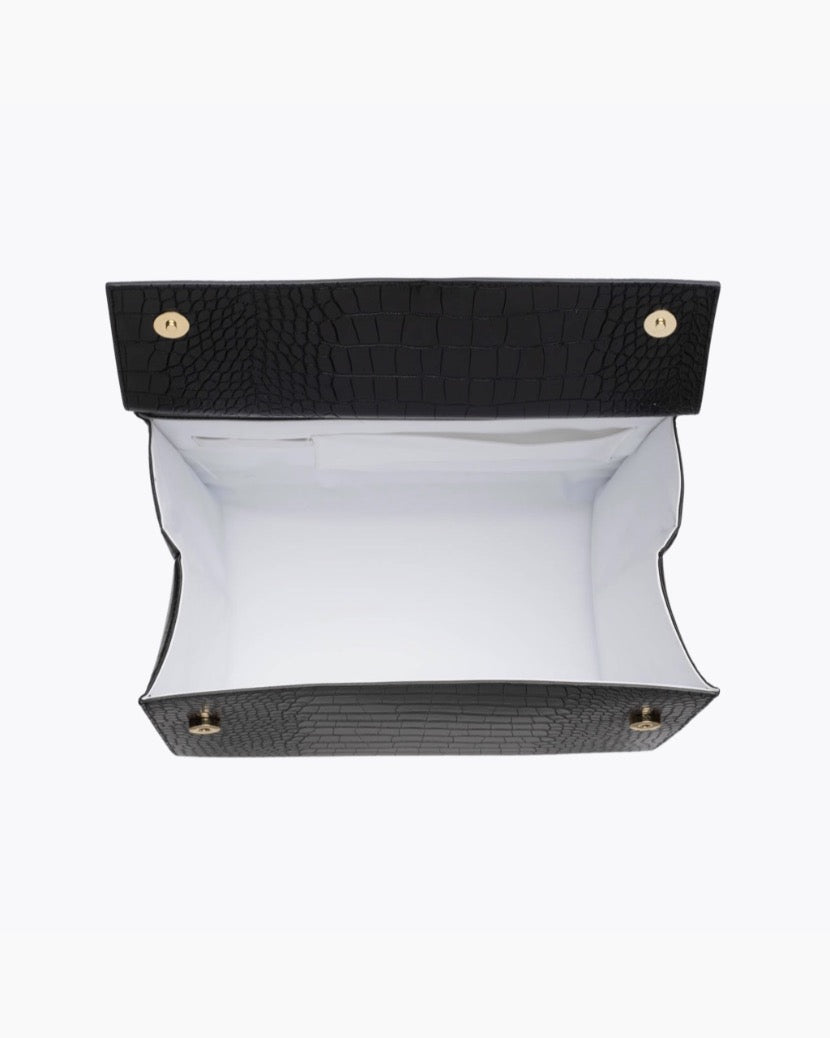 THE LARGE LUNCHER - BLACK CROC