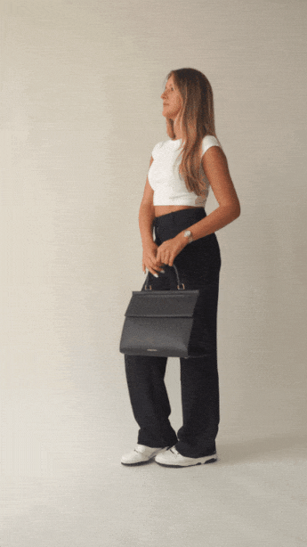 THE LARGE LUNCHER - BLACK CROC