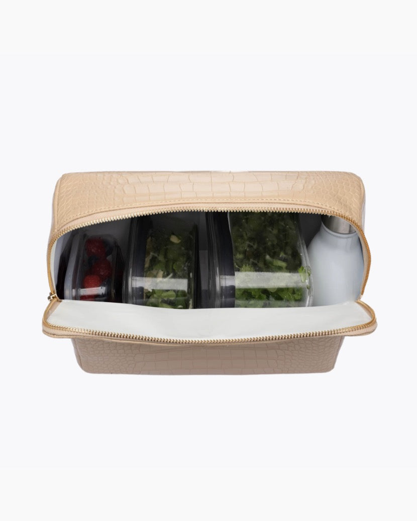 THE TOTE - CREAM CROC