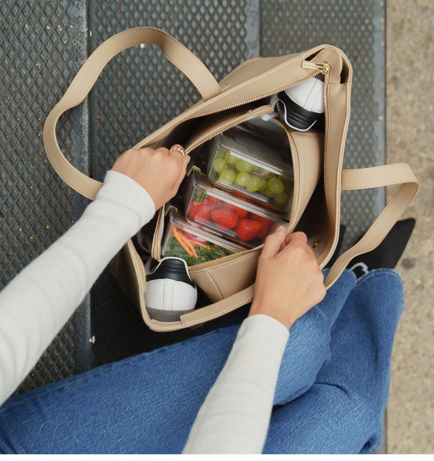 TOTE + 3 CONTAINER SET