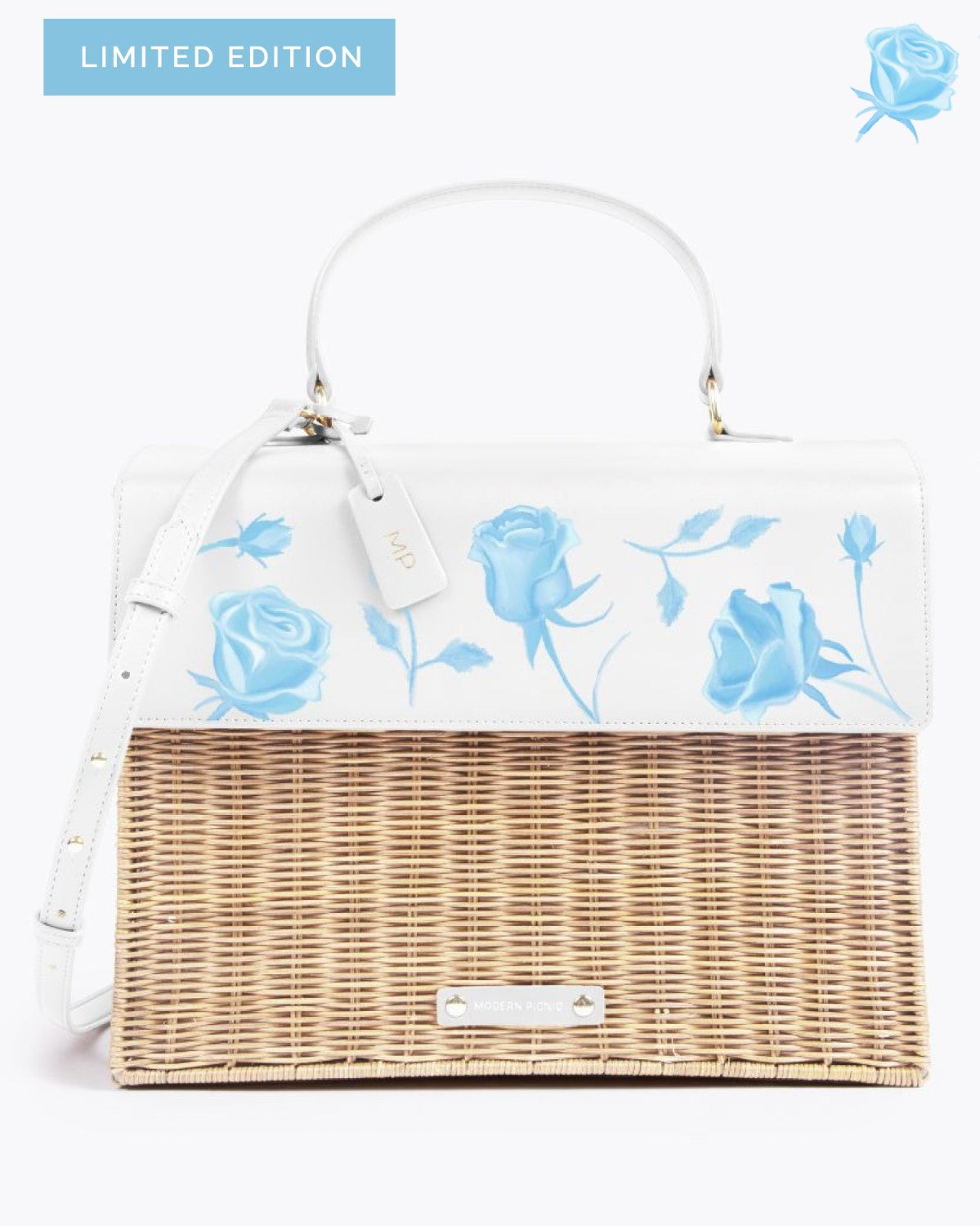 THE LARGE LUNCHER - BLUE FLORAL