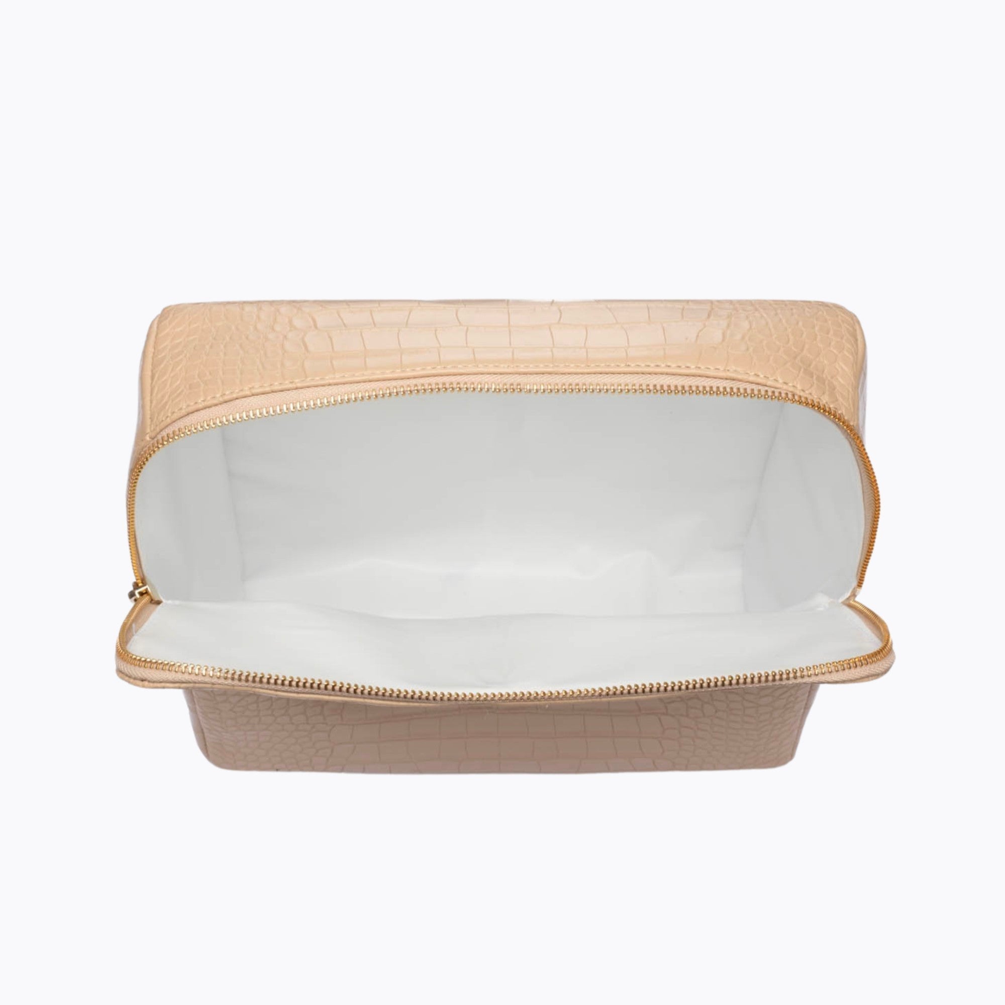 THE POUCH - CREAM CROC