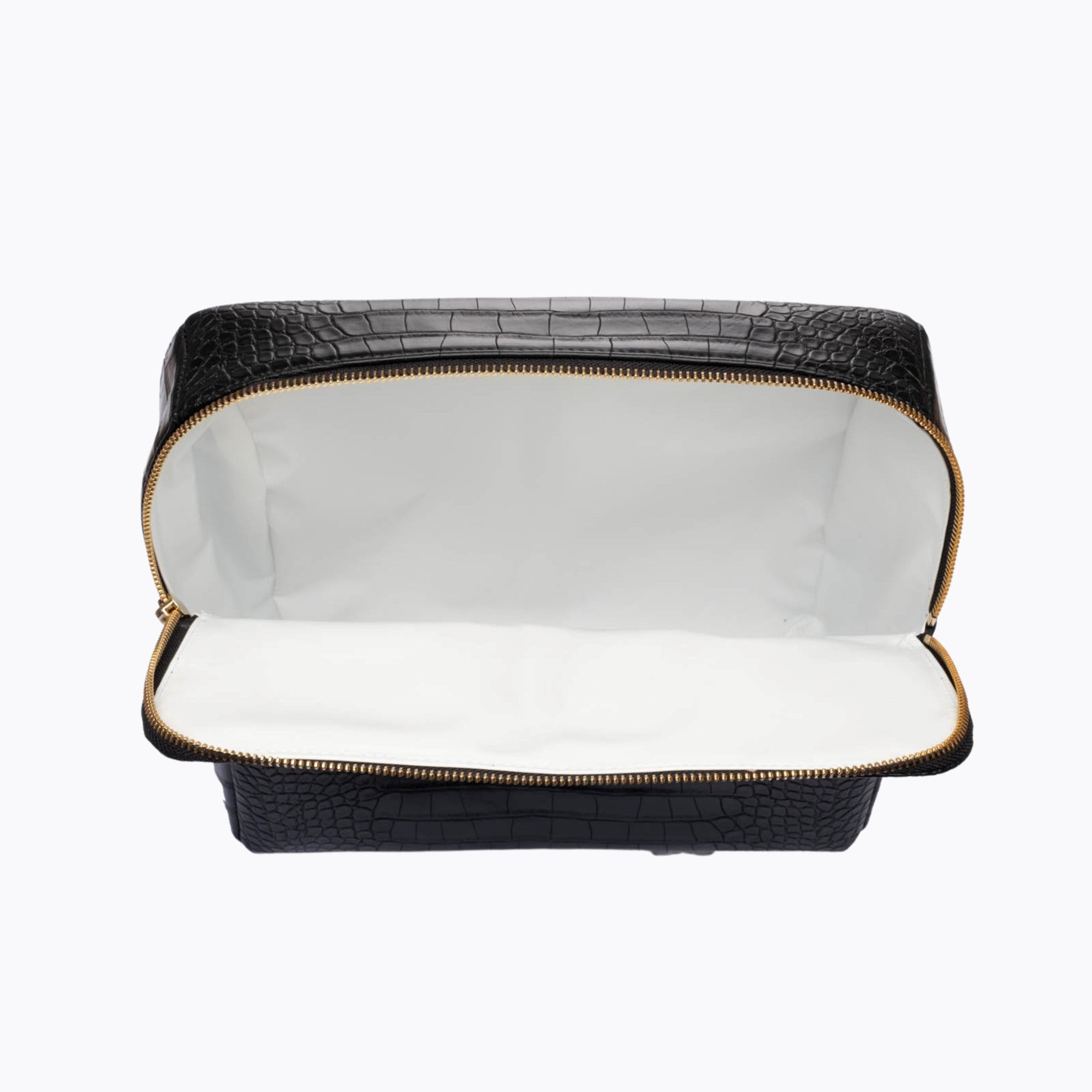 THE POUCH - BLACK CROC