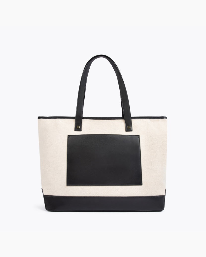 THE TOTE - BLACK CANVAS