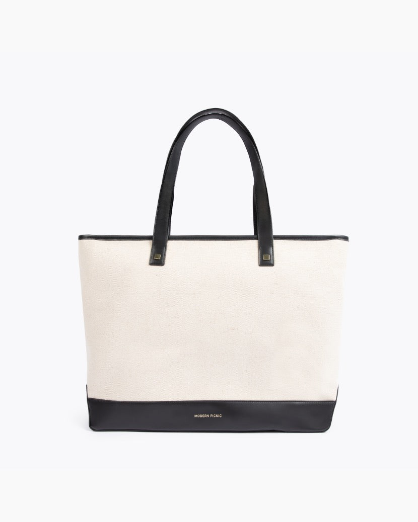 THE TOTE - BLACK CANVAS