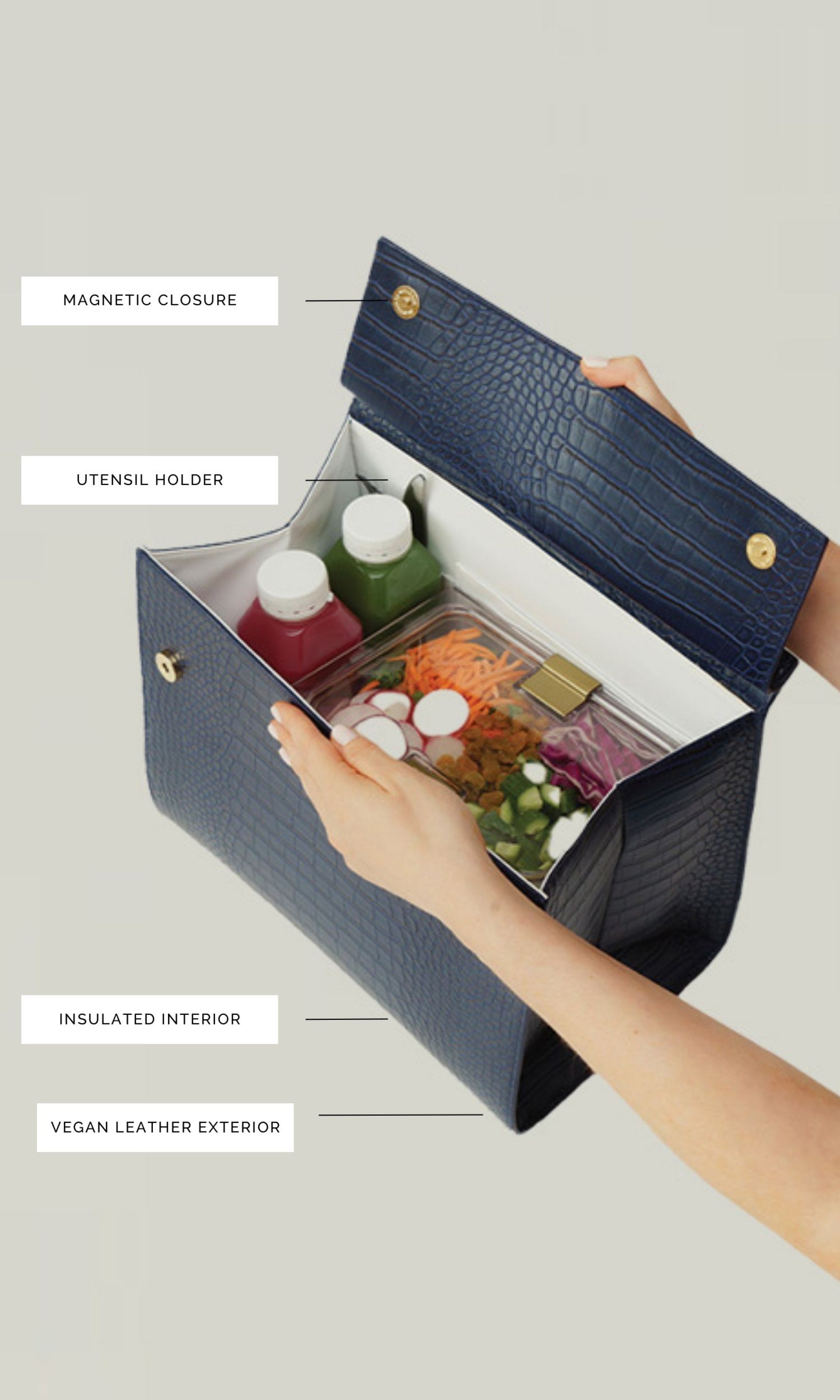 THE LARGE LUNCHER - NAVY CROC